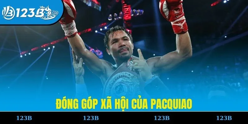 Đóng góp xã hội của Pacquiao cùng nhà cái 123b uy tín